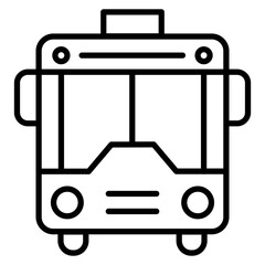 Bublic Transportation vector icon. Can be used for Coworking Space iconset.