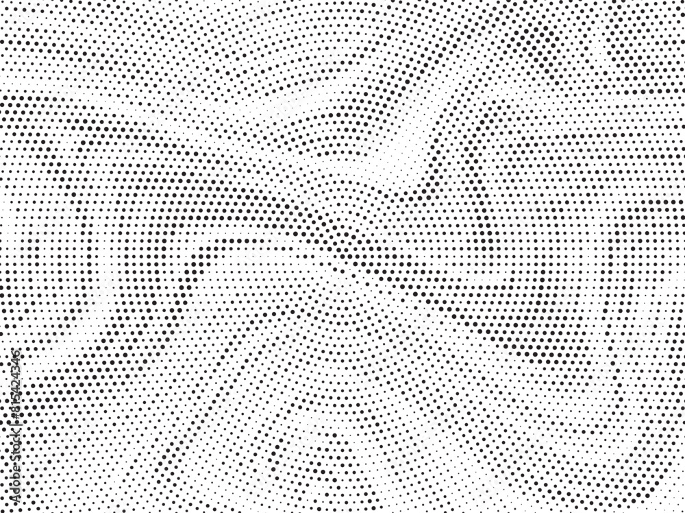 Poster abstract black and white psychedelic seamless dotted marble pattern with hallucination swirls. vecto