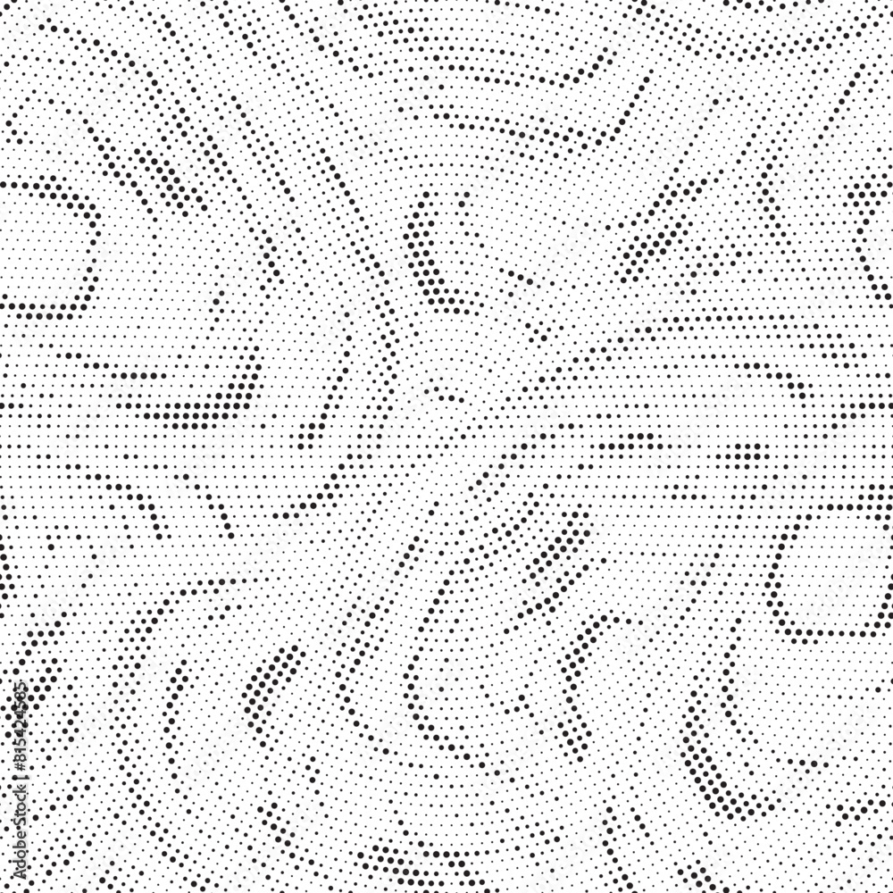 Poster abstract black and white psychedelic seamless marble pattern with hallucination swirls. vector liqui