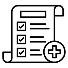 Add Rule vector icon. Can be used for Documents And Files iconset.