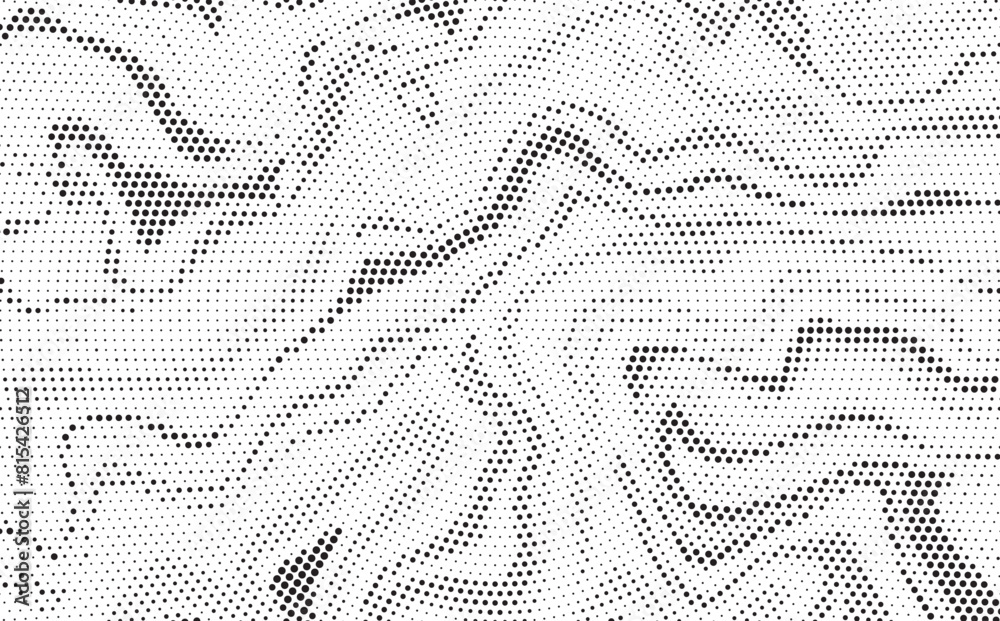 Poster abstract black and white psychedelic seamless marble pattern with hallucination swirls. vector liqui