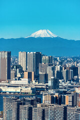 View of Mount Fuji from Tokyo, Japan