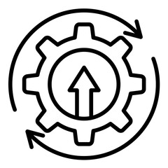 Continuous Improvement vector icon. Can be used for Core Values iconset.