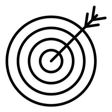 Accuracy vector icon. Can be used for Core Values iconset.
