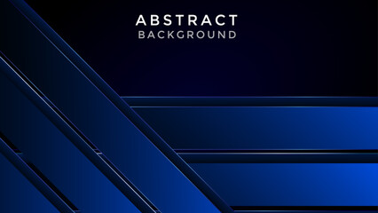 Dark blue background with abstract graphic elements for presentation background design vector illustration