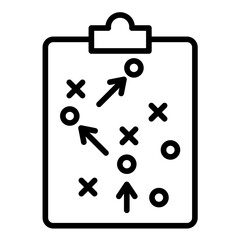Strategic Planning vector icon. Can be used for Business Performance iconset.