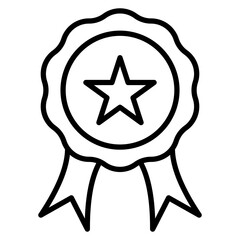 Badge vector icon. Can be used for Business and Finance iconset.