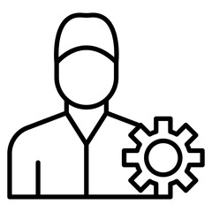 Technical Support vector icon. Can be used for Business and Finance iconset.