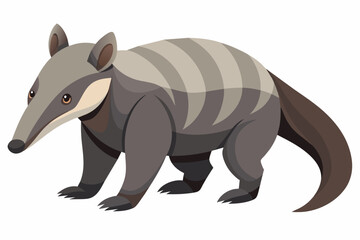 anteater cartoon vector illustration