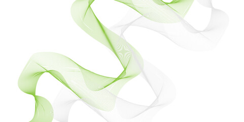 Vector Illustration of the gray and green pattern of lines abstract background. 