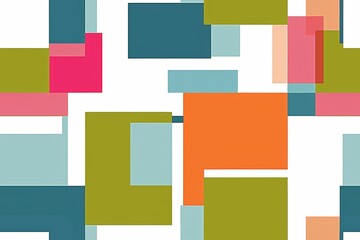 Seamless Colorblock Design