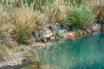 Sulfur Valley Recreational Area in Beitou District Taipei Taiwan.