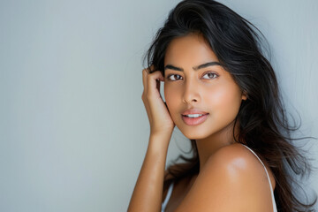 Fototapeta premium Young indian beautiful woman