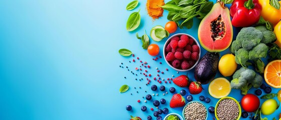 AI analyzing nutritional content in a meal for personalized diet plans  front view  Nutritional insight  advanced tone  Triadic Color Scheme