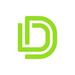 green letter d