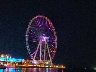 Dubai Eye in Dubai Marina in UAE