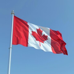 Naklejka premium Happy canada day background