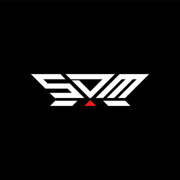 SDM letter logo vector design, SDM simple and modern logo. SDM luxurious alphabet design