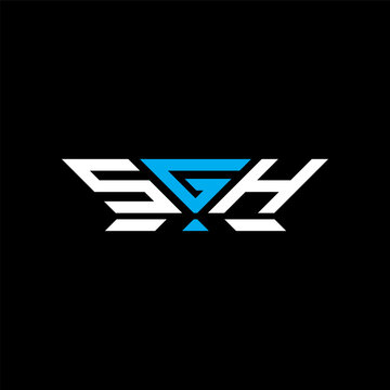 SGH letter logo vector design, SGH simple and modern logo. SGH luxurious alphabet design