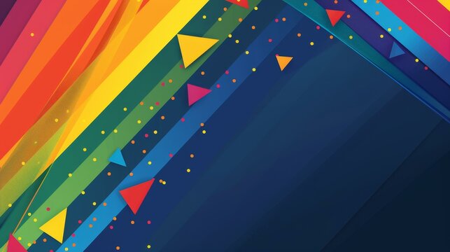 Pridethemed background blending classic symbols with a modern twist, perfect for any design needs, Ai Generated