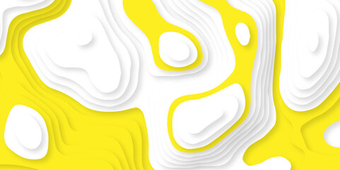 Abstract geometric white and gray color background illustration. wave overlapping with shadow modern concept, 