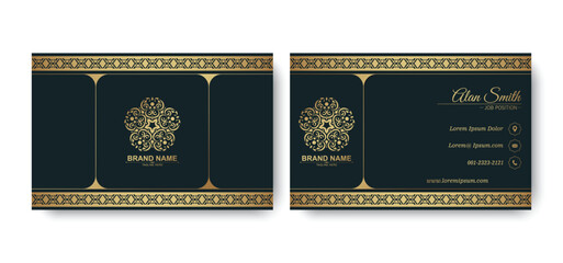 Luxury ornamental logos and business cards template