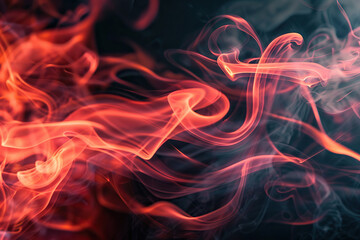 Obraz premium Generative ai on theme of beautiful texture thick smoke for design natural abstract background