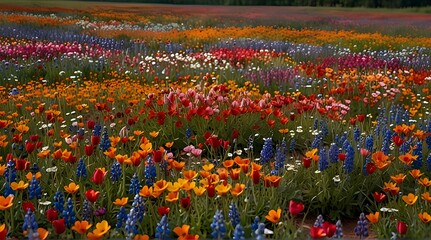 Breathtaking wildflowers depicted in vibrant colors Detailed artwork that captures the beauty of nature Each painting is a work of art. masterfully crafted to perfection.generative.ai 