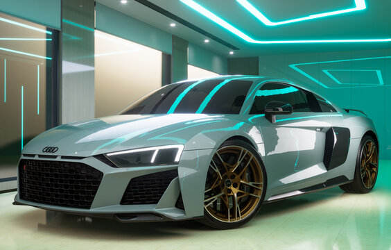 Audi R8. Born on the track, made for the road..