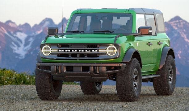 New Ford Bronco off-road 4x4 SUV