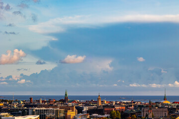 view of the city