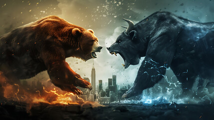 Stock trading, bull and bear,  strategies to generate good profits in the future