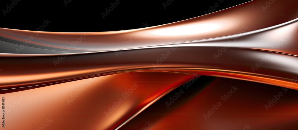 Poster a metal surface with ample space for text or images