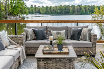 table and chairs on terrace