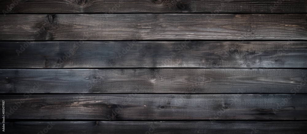 Aufkleber a vintage copy space image showcasing the work and design potential of a dark and textured old woode