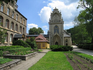 Kirchturm Landesschule Pforta in Schulpforte in Sachsen-Anhalt