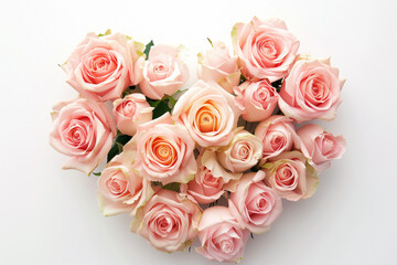 Fototapeta premium bouquet of pink roses