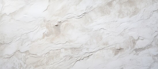 Obraz premium An aged plaster pattern decorates the granite surface of a white concrete wall providing an appealing copy space image