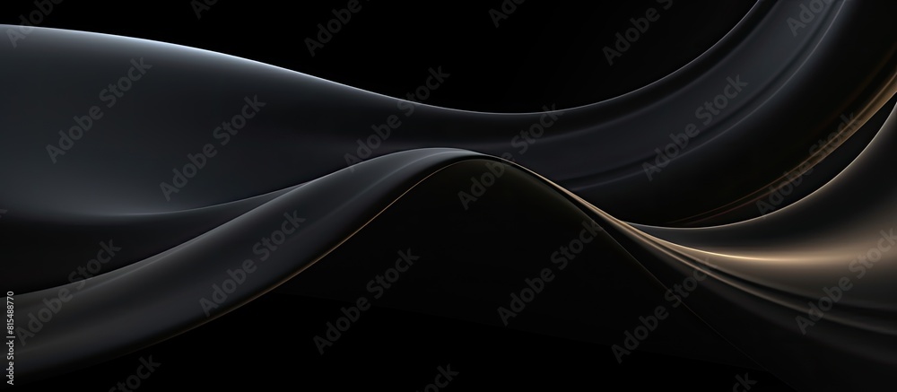 Poster an elegant black backdrop with ample copy space