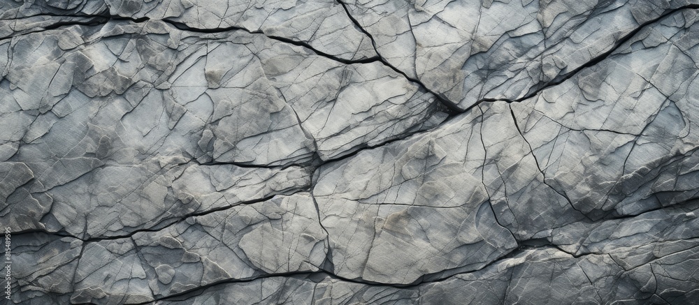 Aufkleber a wild cracked rock formation with a textured surface perfect for a background image with copy space