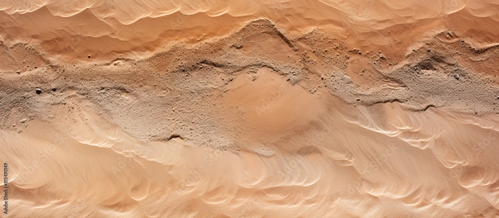 Poster A top down perspective of sand perfect for a copy space image