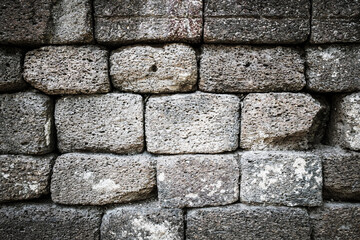 the old brick wall texture with dramatic tone