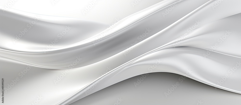 Poster silver white background with copy space image ideal for interior design