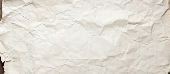 A torn crumpled and distressed piece of paper with rough edges providing ample space for text or images to be displayed