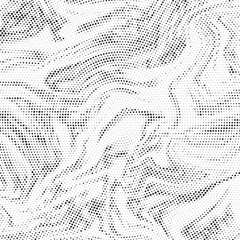 Abstract black and white psychedelic seamless marble pattern with hallucination swirls. Vector liquid monochrome acrylic texture. Flow art. Tie dye simple artistic effect.	