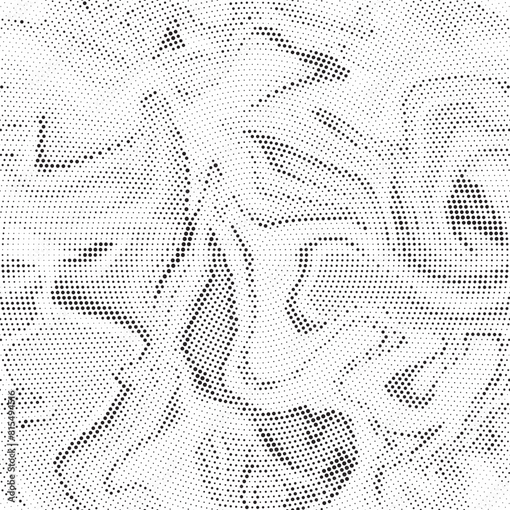 Poster abstract black and white psychedelic seamless marble pattern with hallucination swirls. vector liqui