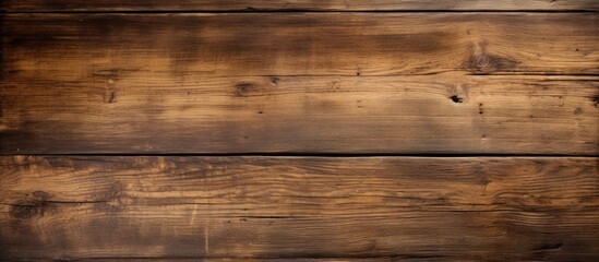 Naklejka premium Top view of a copy space image showcasing an aged and rustic wooden surface such as a table or floor