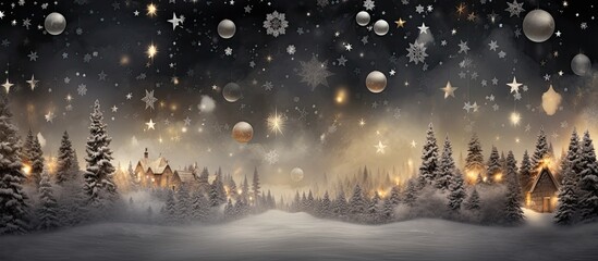 A festive holiday backdrop with ample space for your personalized text 76 characters