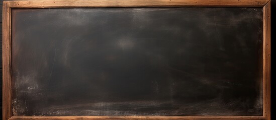 A blackboard with space for writing perfect for the back to school season. Creative banner. Copyspace image