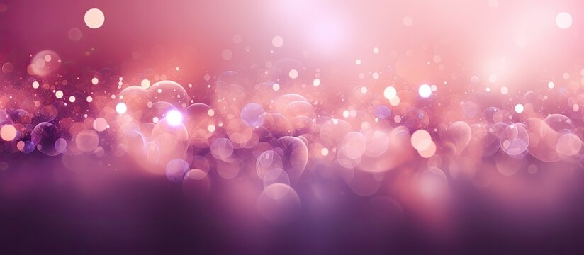 A captivating abstract background with pink light bokeh creating an enchanting atmosphere Perfect for showcasing copy space image